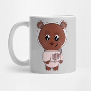 An astronaut bear wearing a spacesuit Mug